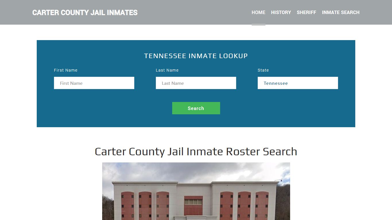 Carter County Jail Inmate Roster Lookup, Elizabethton, TN