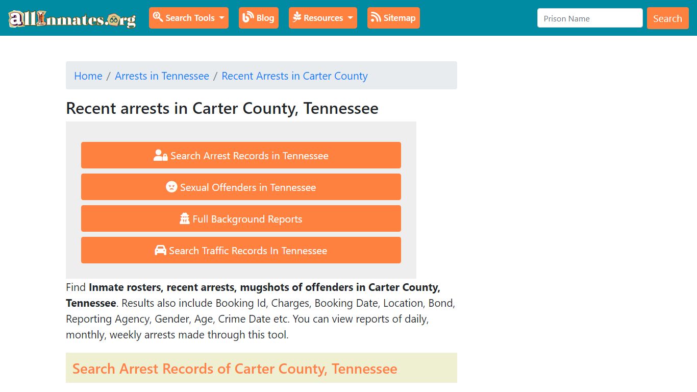 Recent arrests in Carter County, Tennessee | Mugshots, Rosters, Inmates ...